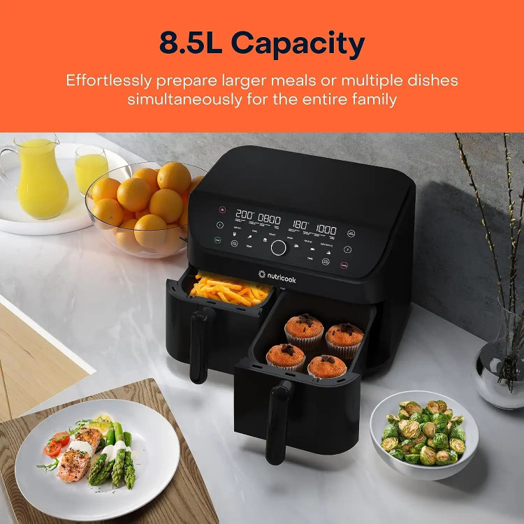 سرخ کن دوقلو نوتریکوک مدل NUTRICOOK NC-AFD185 ا NUTRICOOK Air Fryer NC-AFD185