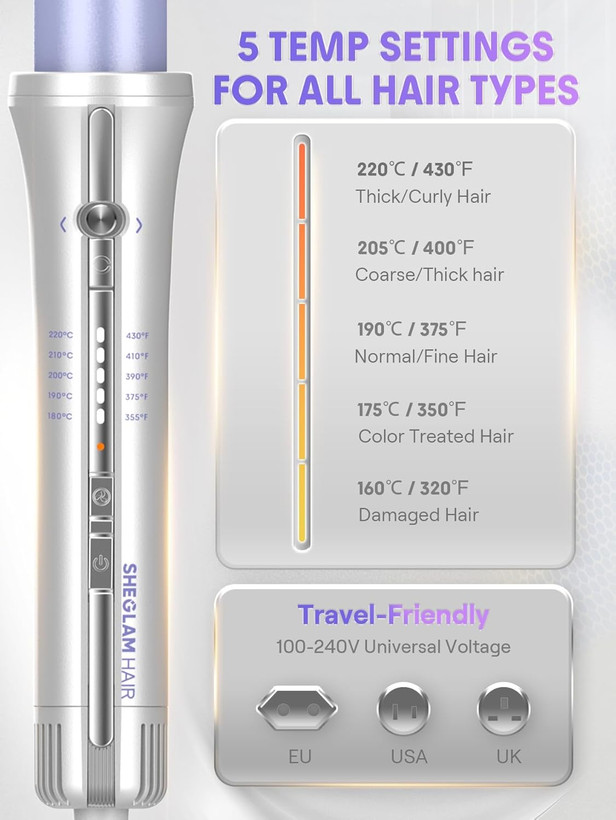 فر کننده و حالت دهنده مو شیگلم مدل Airflow Styler Pro